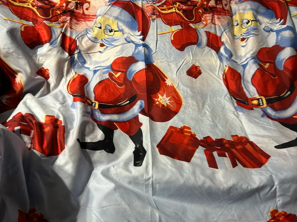 New-Christmas Santa Claus Duvet cover with 2 pillow Covers Only - photo 3