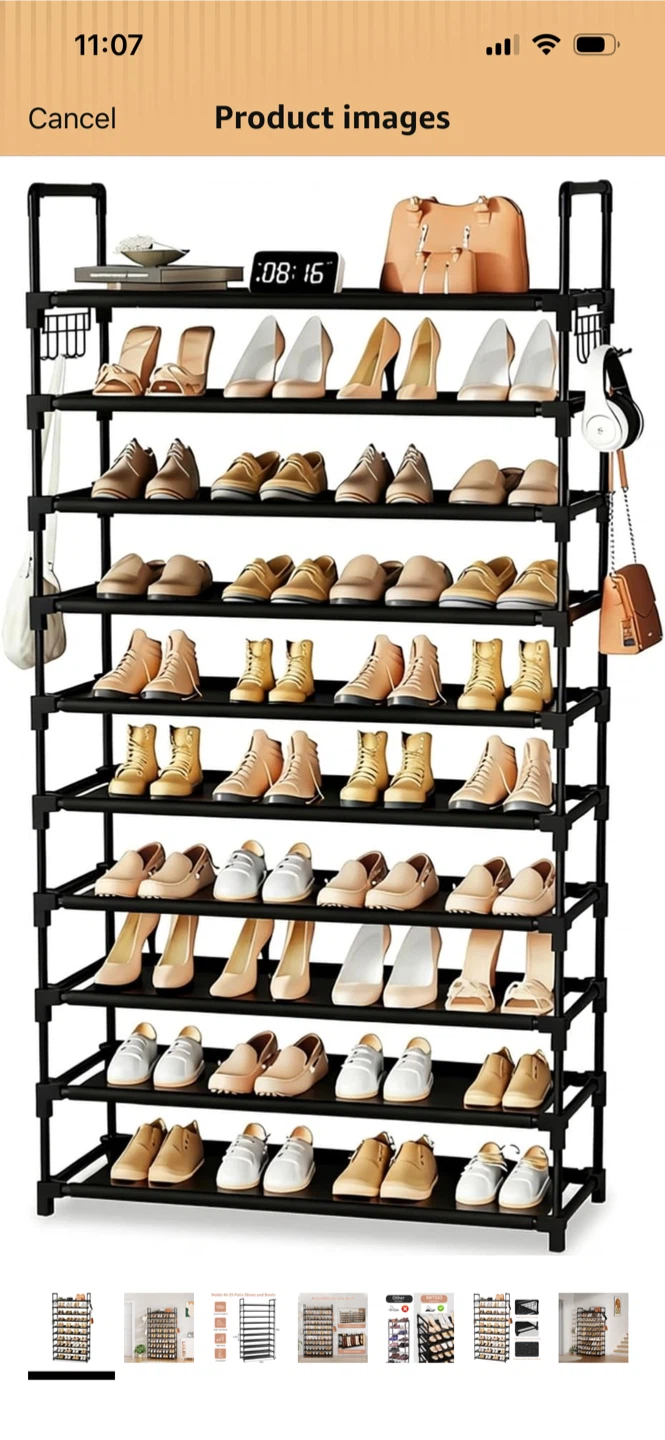 New- 10-Tier Shoe Rack