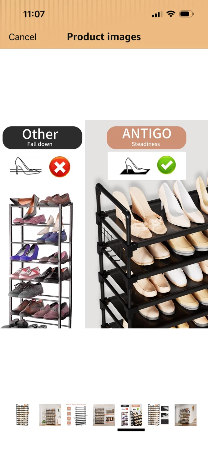 New- 10-Tier Shoe Rack - photo 5