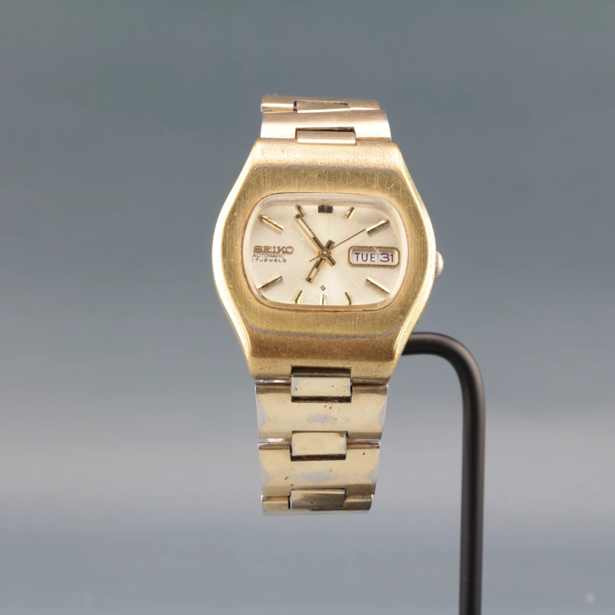 Seiko Automatic 17 Jewels Gold-Tone Watch