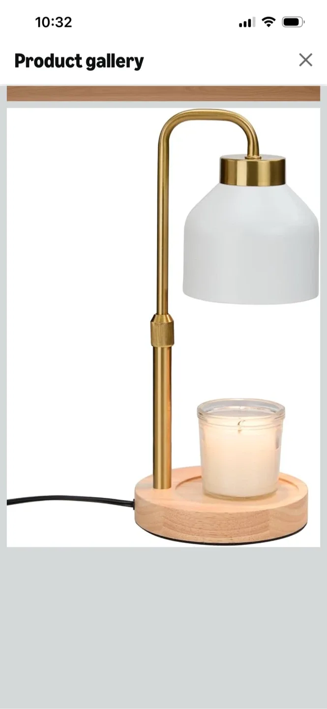 New-Adjustable Candle Warmer Lamp
