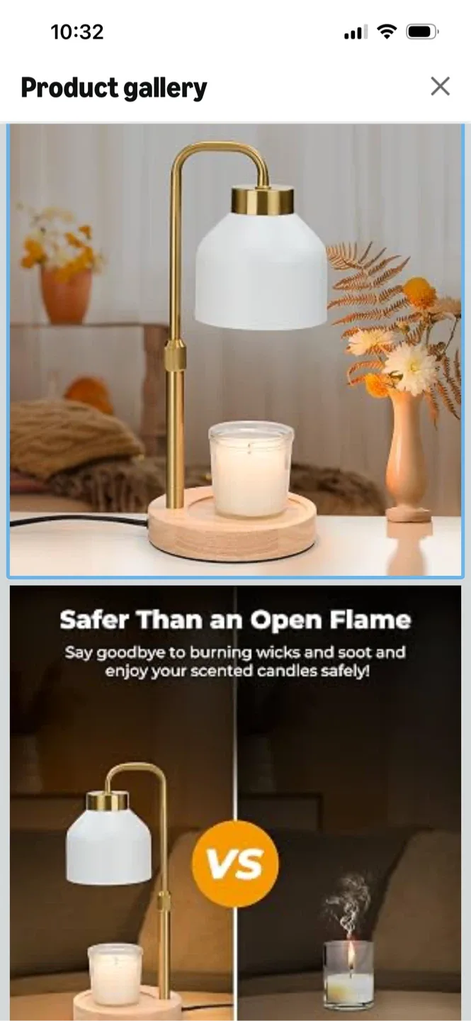 New-Adjustable Candle Warmer Lamp - photo 2