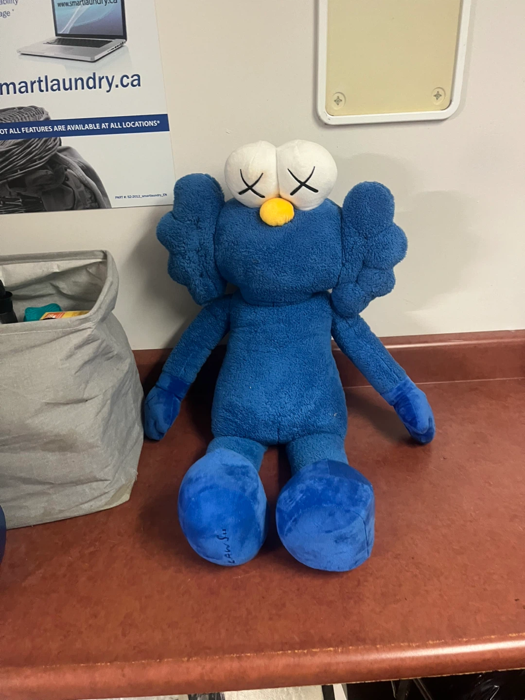 KAWS BFF Blue Plush Toy big