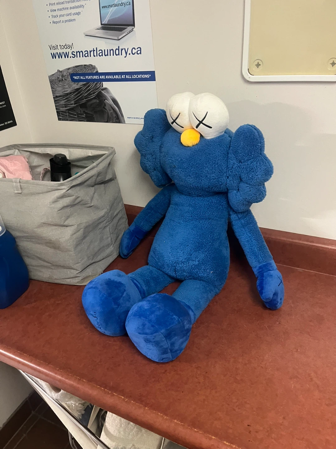 KAWS BFF Blue Plush Toy big - photo 2