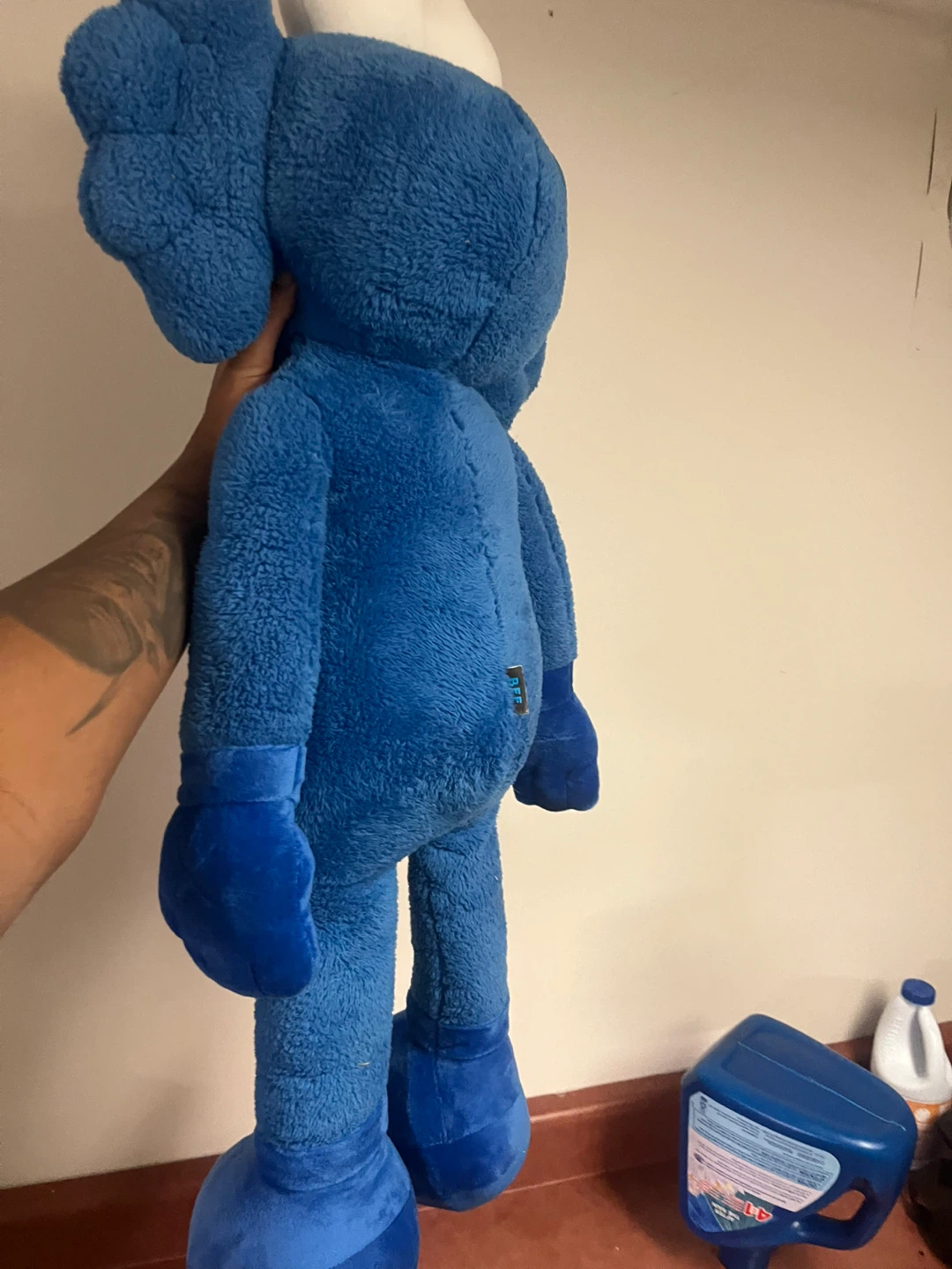 KAWS BFF Blue Plush Toy big - photo 5