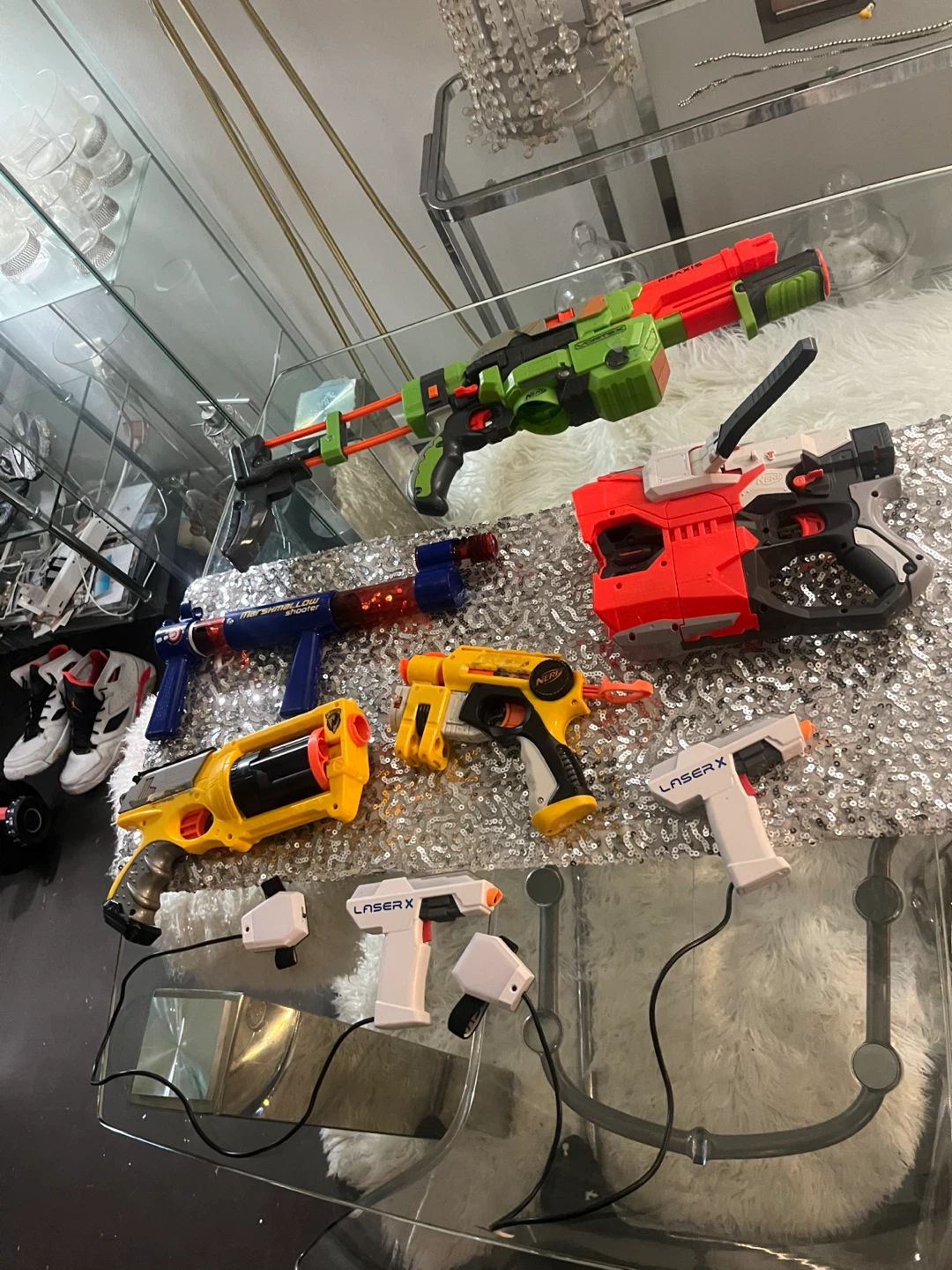 Assorted Nerf and Laser X Toy Blasters lot - photo 2