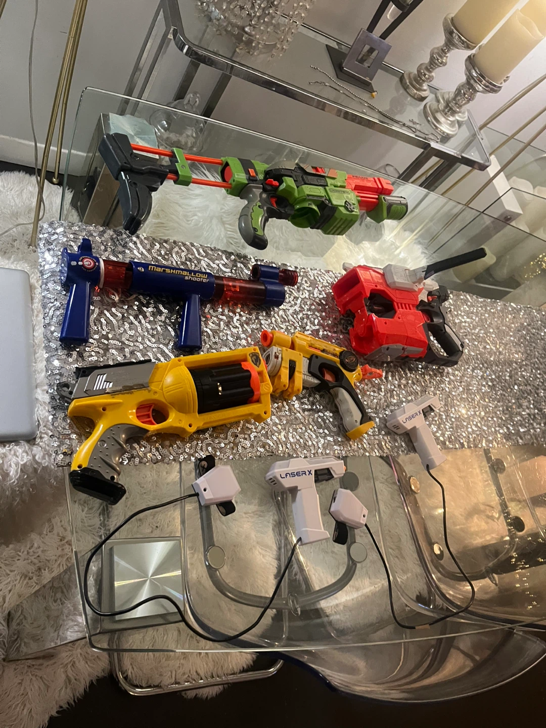 Assorted Nerf and Laser X Toy Blasters lot - photo 4