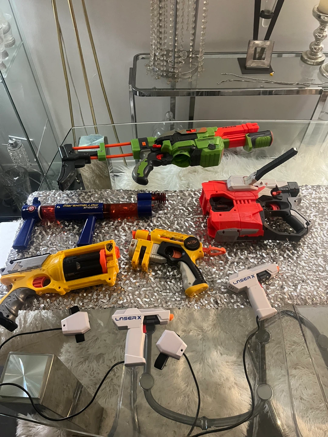 Assorted Nerf and Laser X Toy Blasters lot - photo 5