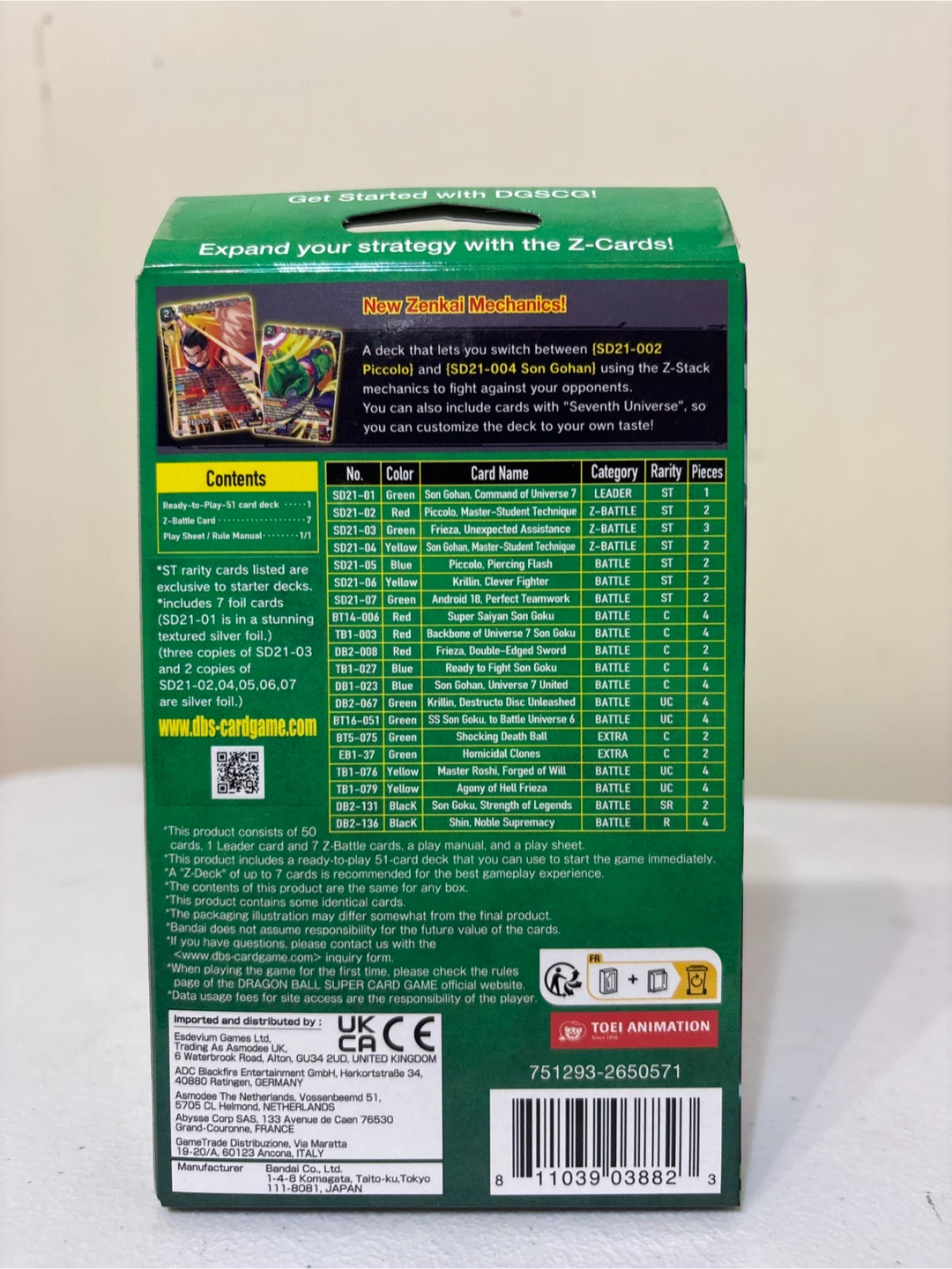 Dragon Ball Super Card Game Ultimate Awakened Power Starter - photo 4