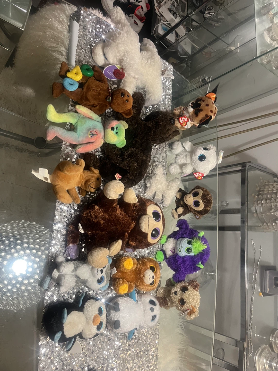 Collection of Ty Beanie Boos and Beanie Babies