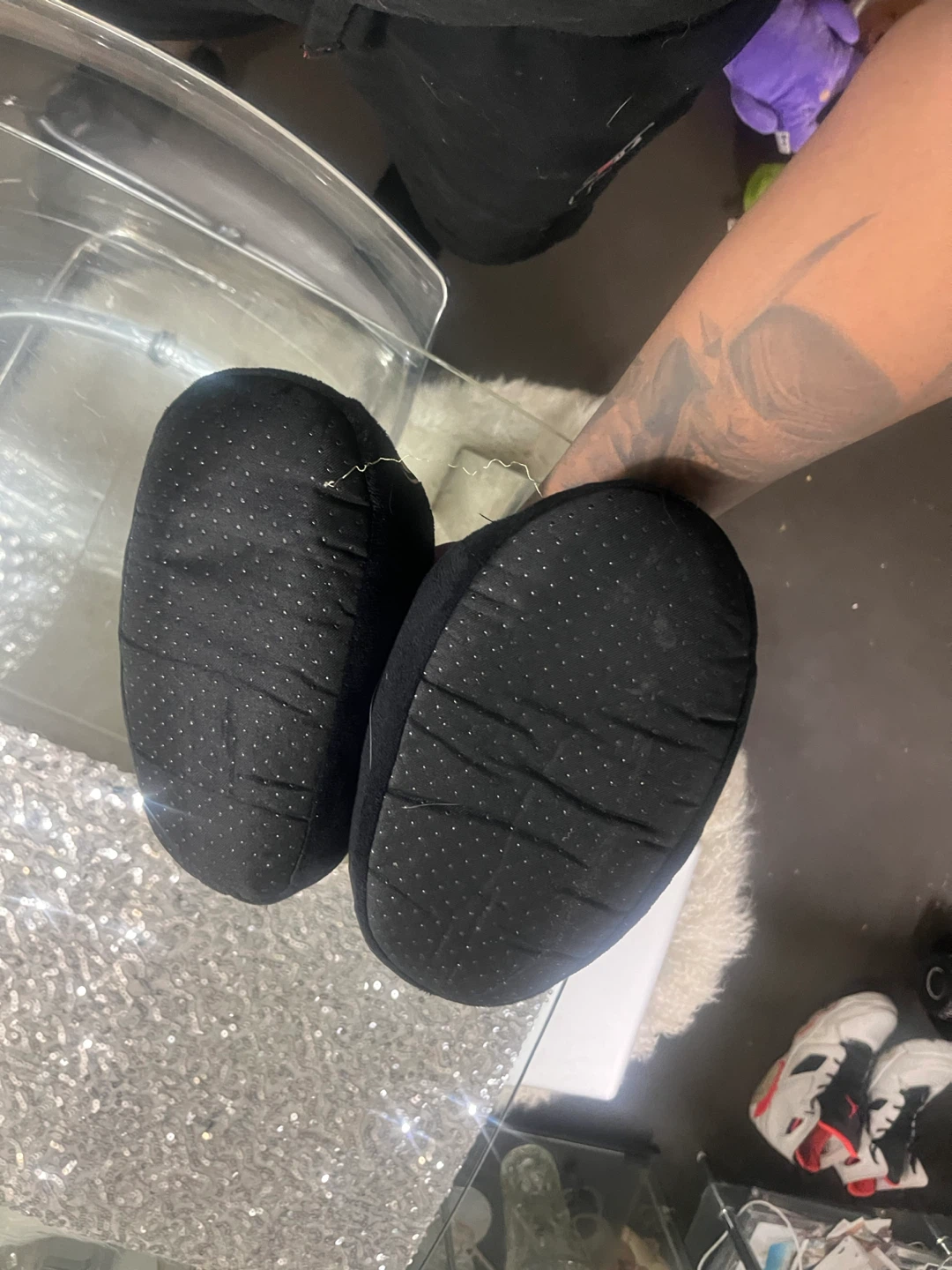 Batman Slippers Black Yellow size s  5/6 - photo 5