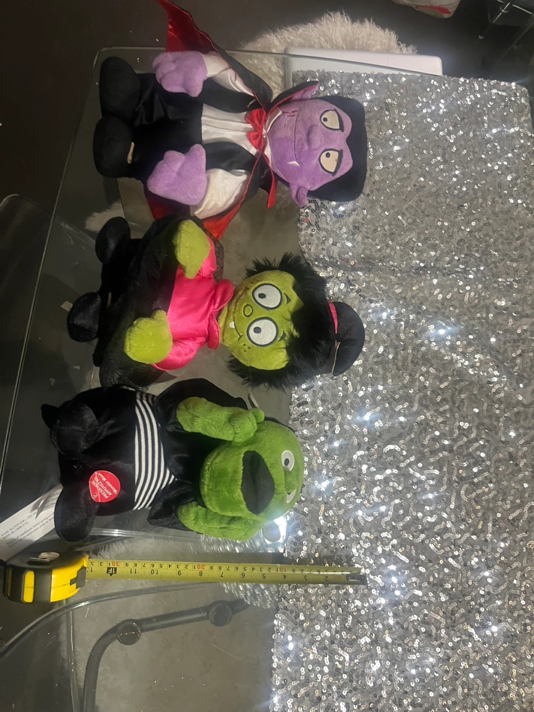 Set of 3 Halloween Plush Toys