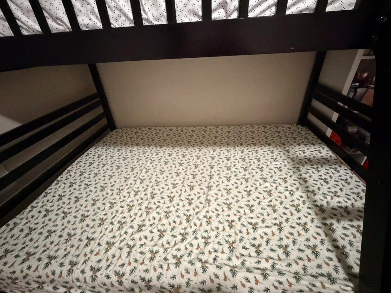 Dark Brown Wooden Bunk Bed Frame - photo 2