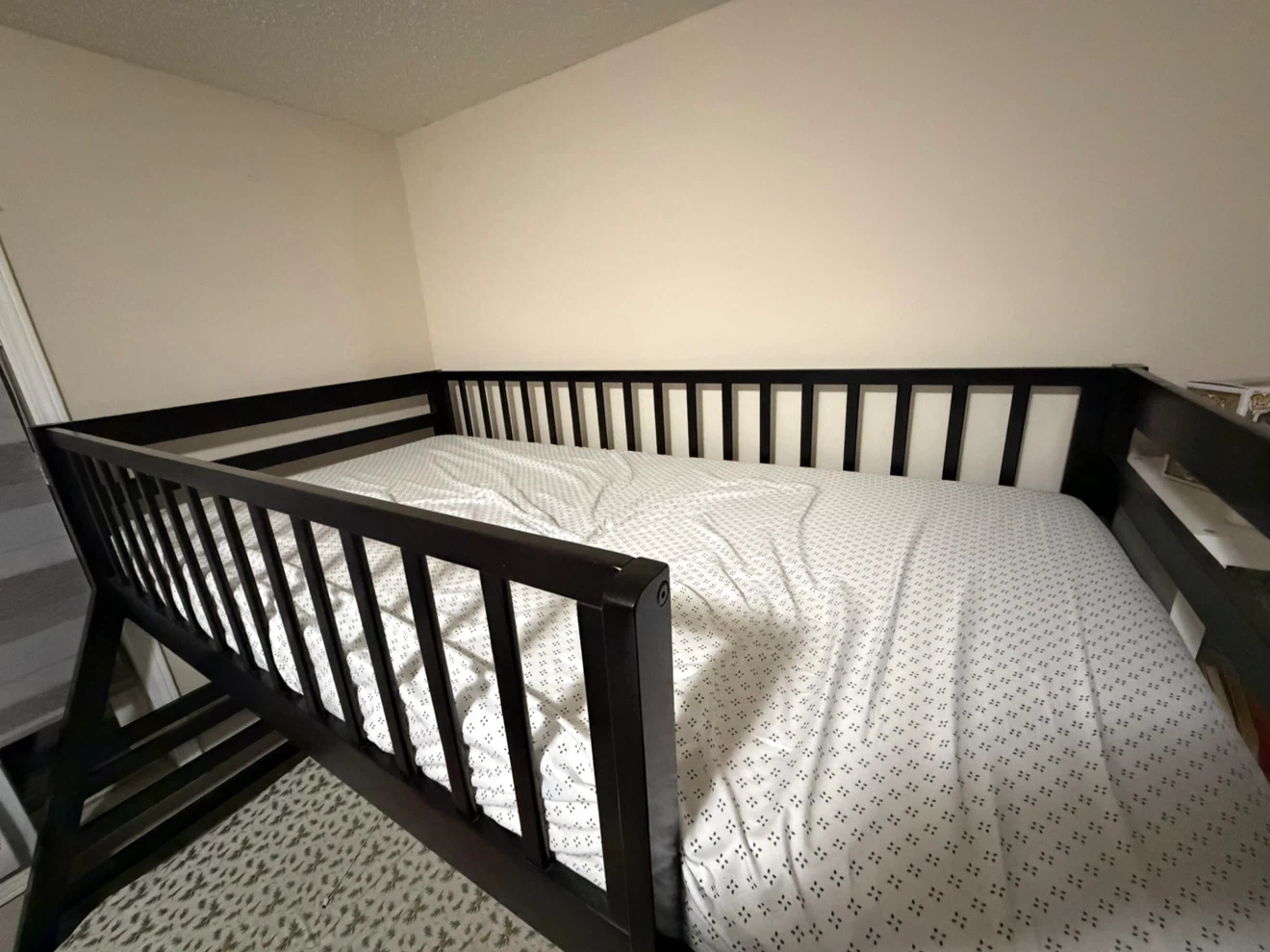 Dark Brown Wooden Bunk Bed Frame - photo 3