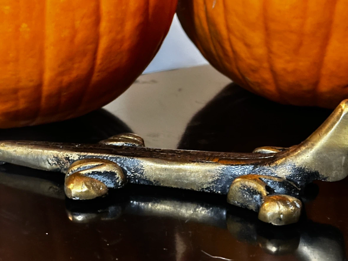 Vintage Solid Brass Crocodile Figurine (The Bronze Shop) - photo 3