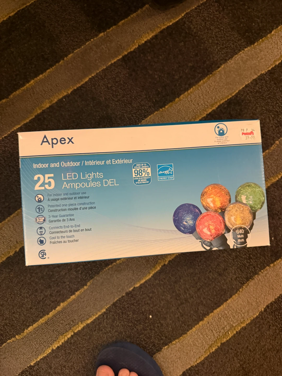 Apex 25 Multi-Colour G40 LED Lights