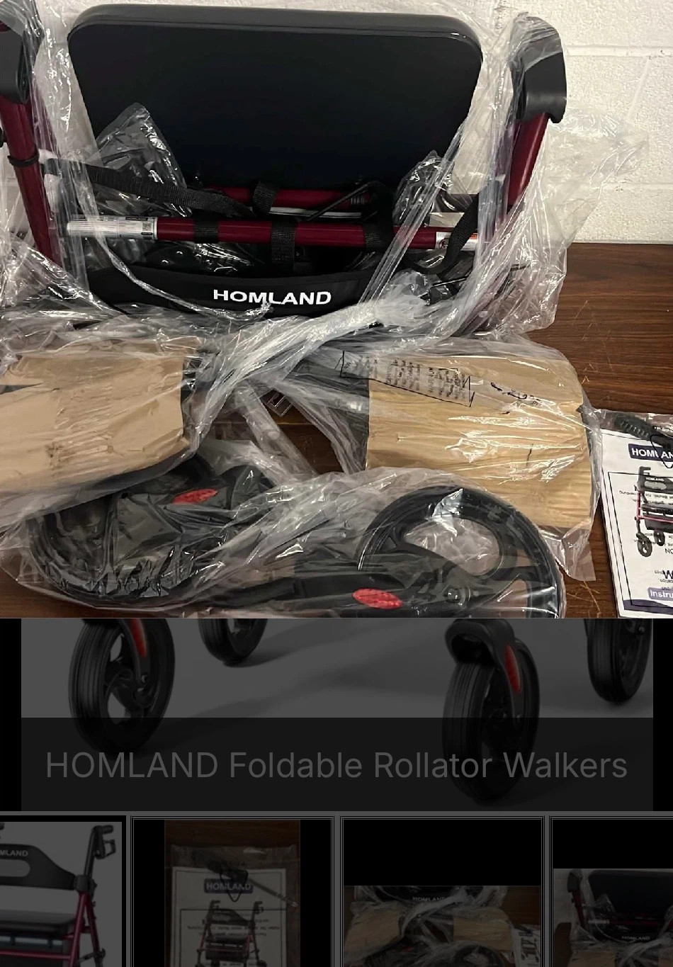 Homland Foldable Rollator Walker - photo 4