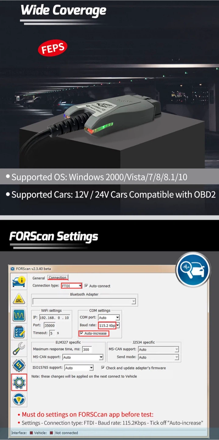 NEW - Vgate vLinker FS OBD2 USB Adapter - photo 5