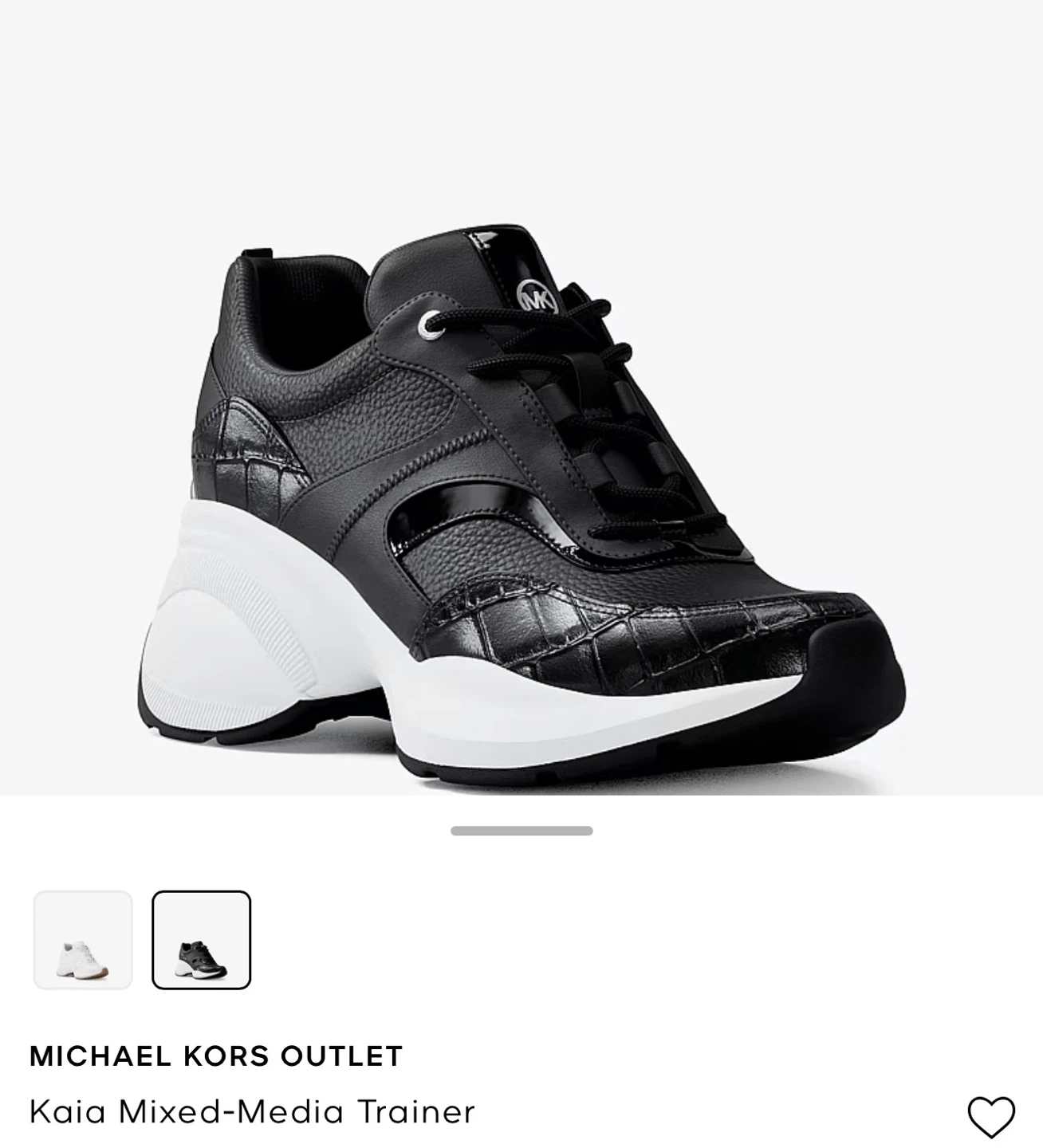 Michael Kors Kaia Mixed-Media Trainers