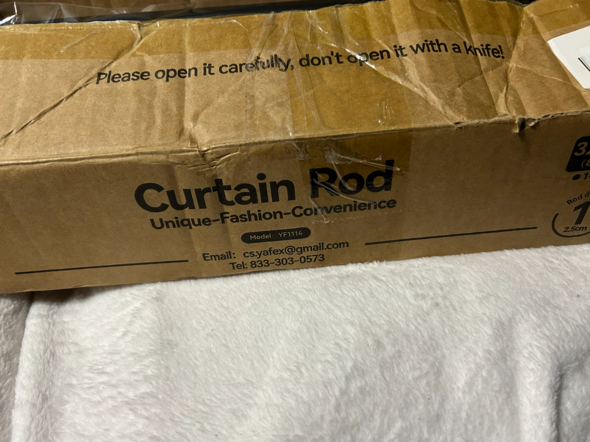 Brand New YaFex Heavy Duty Adjustable Curtain Rod - photo 5