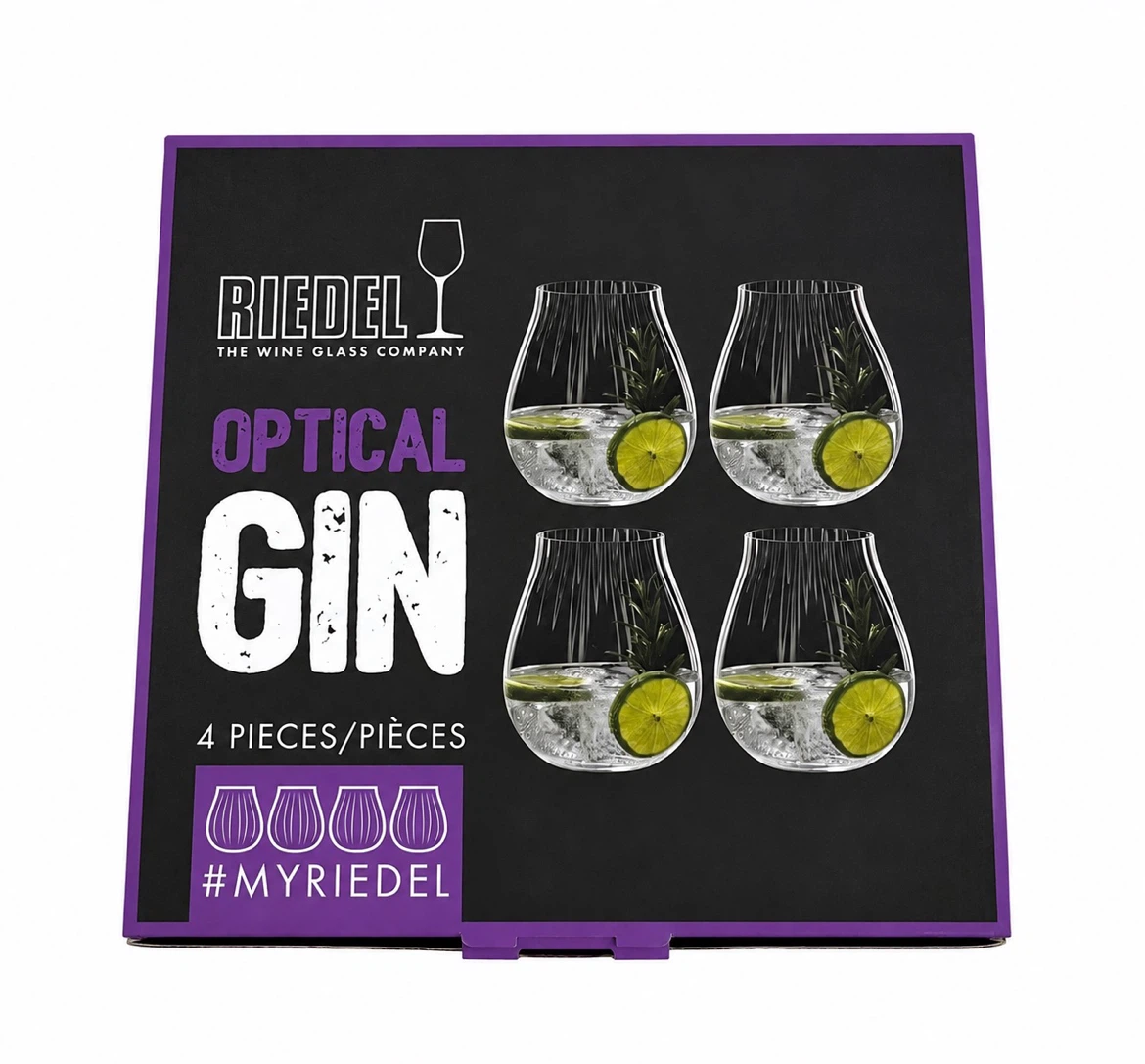 NEW Riedel Optical Gin Glasses – Set of 4 in Box ✨ - photo 2