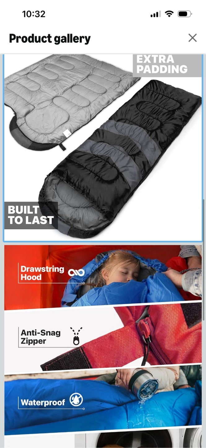 Brand New-MalloMe Sleeping Bag