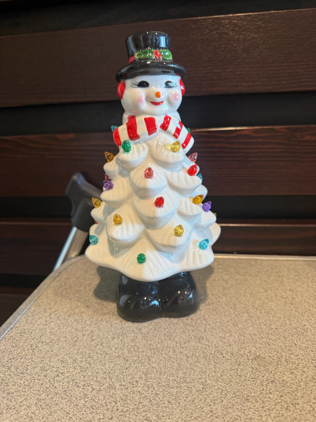 Ceramic Snowman Christmas Tree Decoration