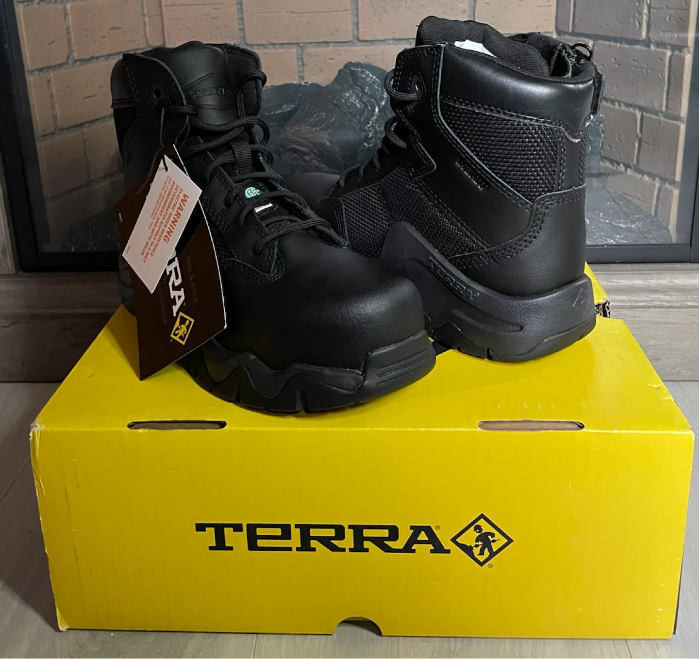 NEW Terra EKG Stealth Safety Work Boots Men’s 3.5 Women’s 5–5.5