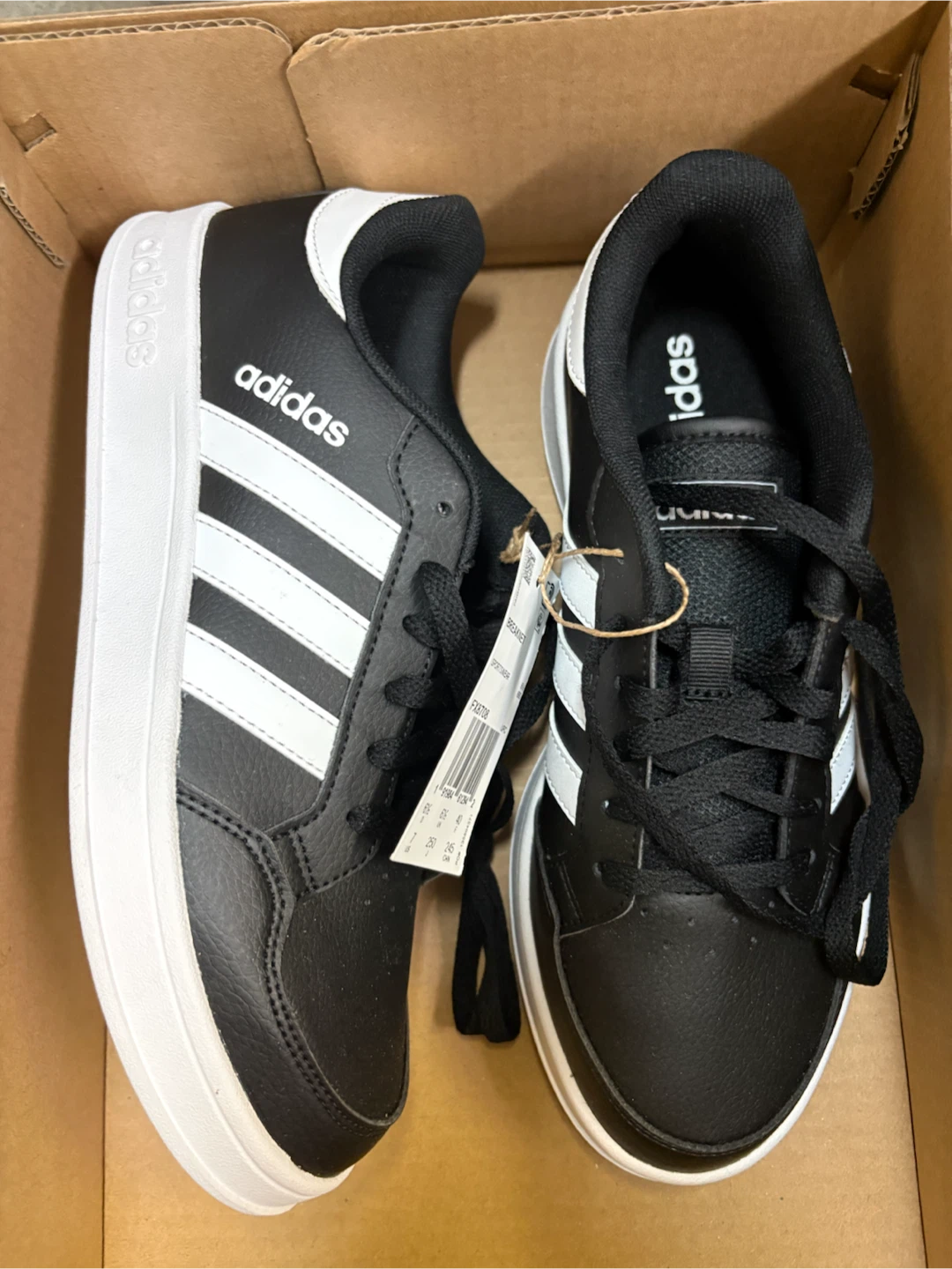 Adidas Breaknet Shoes Black and White