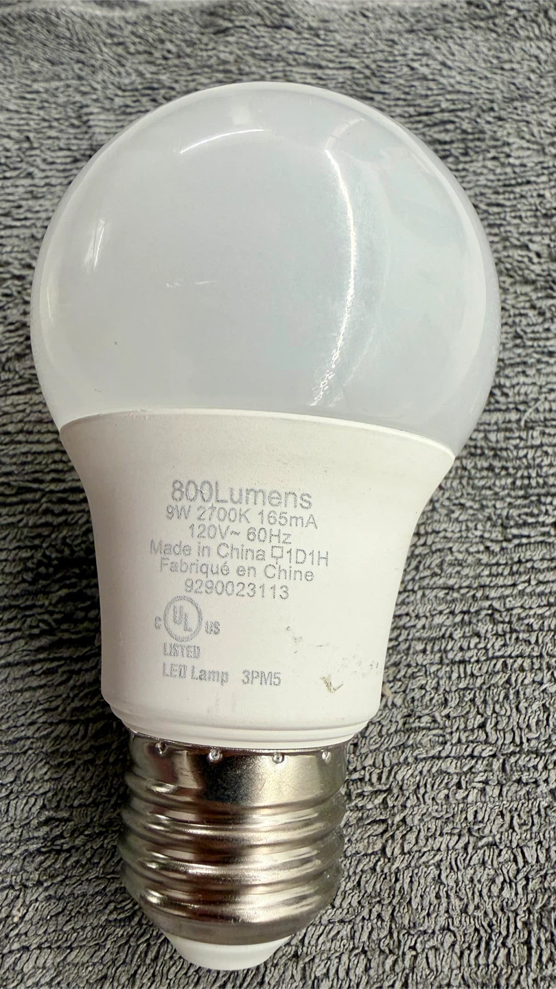 Black Floor Lamp with LED Bulb - photo 4