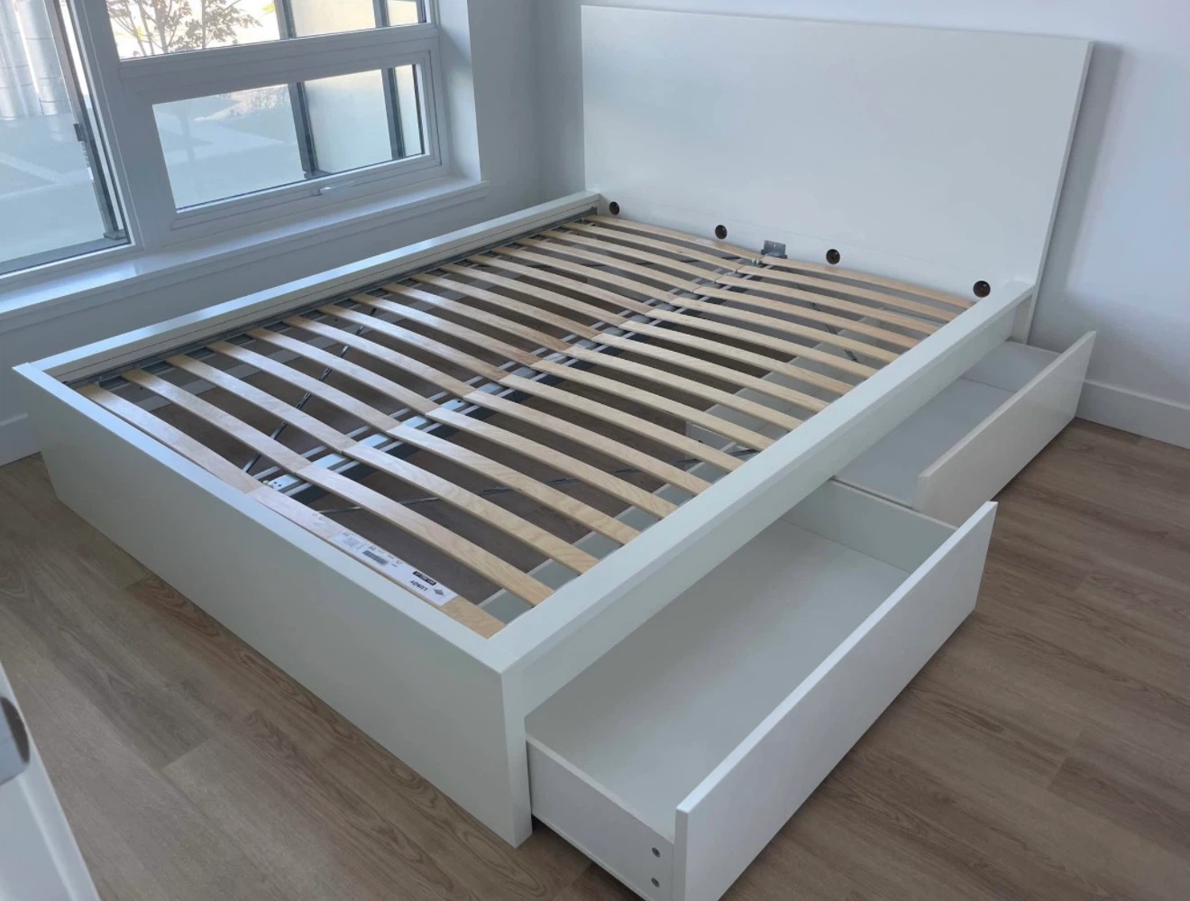 Queen bed frame with Storage
