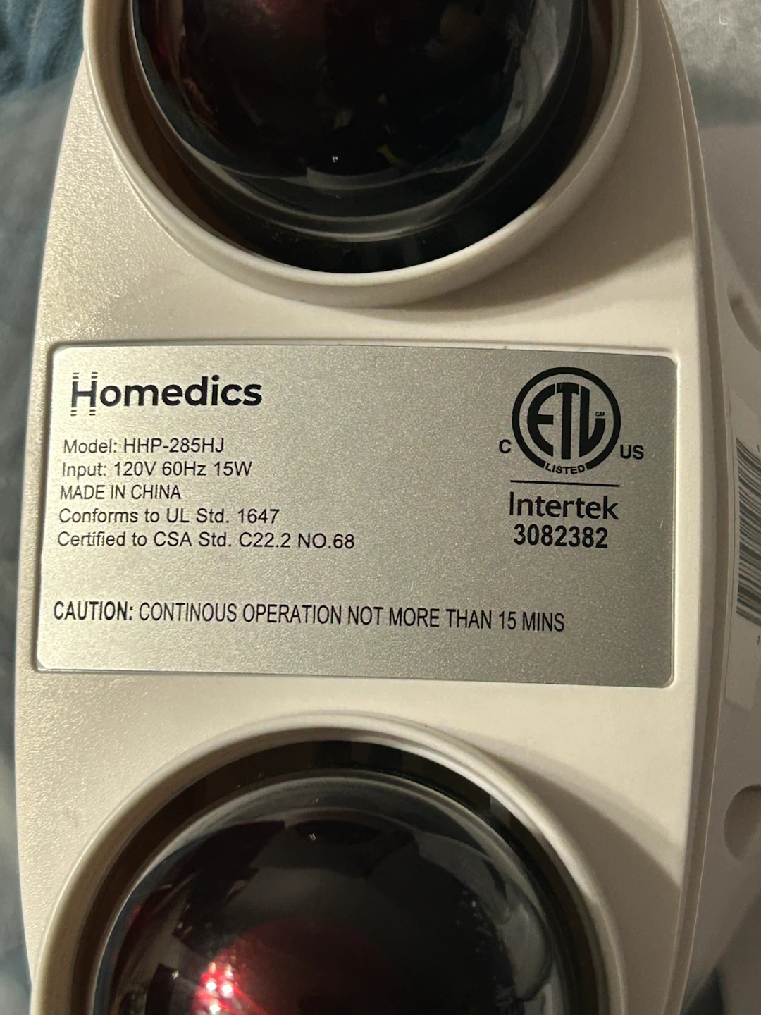 Brand New Homedics Duo Percussion Body Massager HHP-285HJ - photo 4