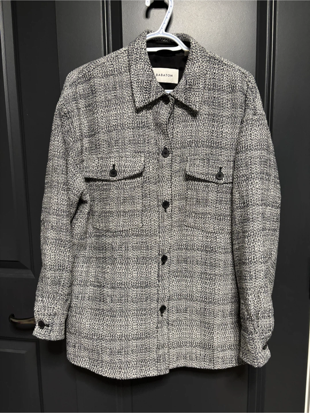 Babaton Tweed Shirt Jacket