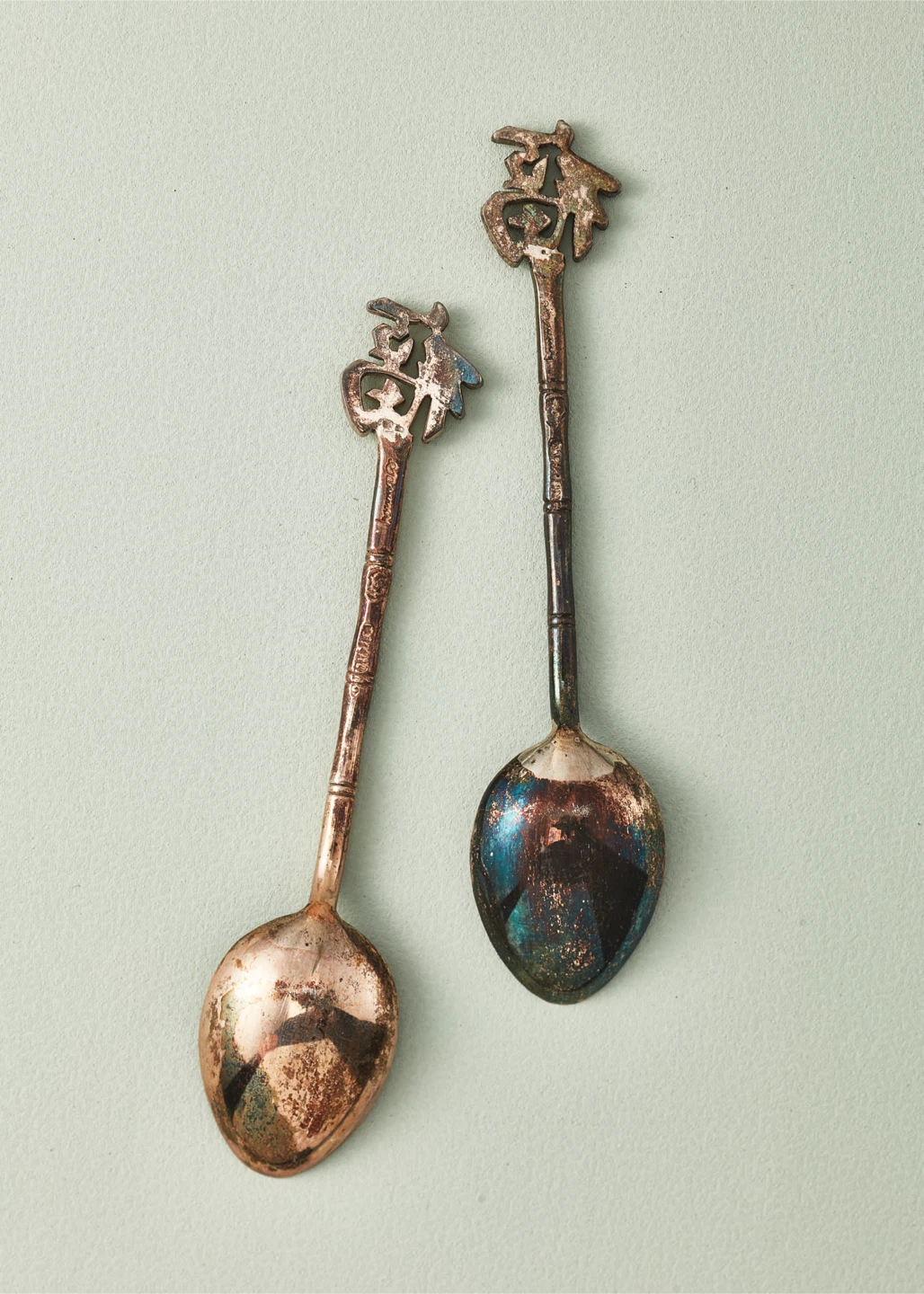 Vintage Tiffany & Co. Sterling Silver Bamboo "Fu" 福 Spoons - photo 3