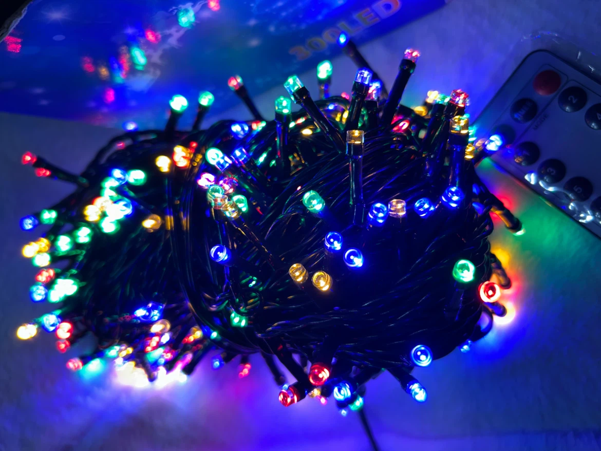 New-300 LED Multi-Colour String Lights with Remote - photo 5