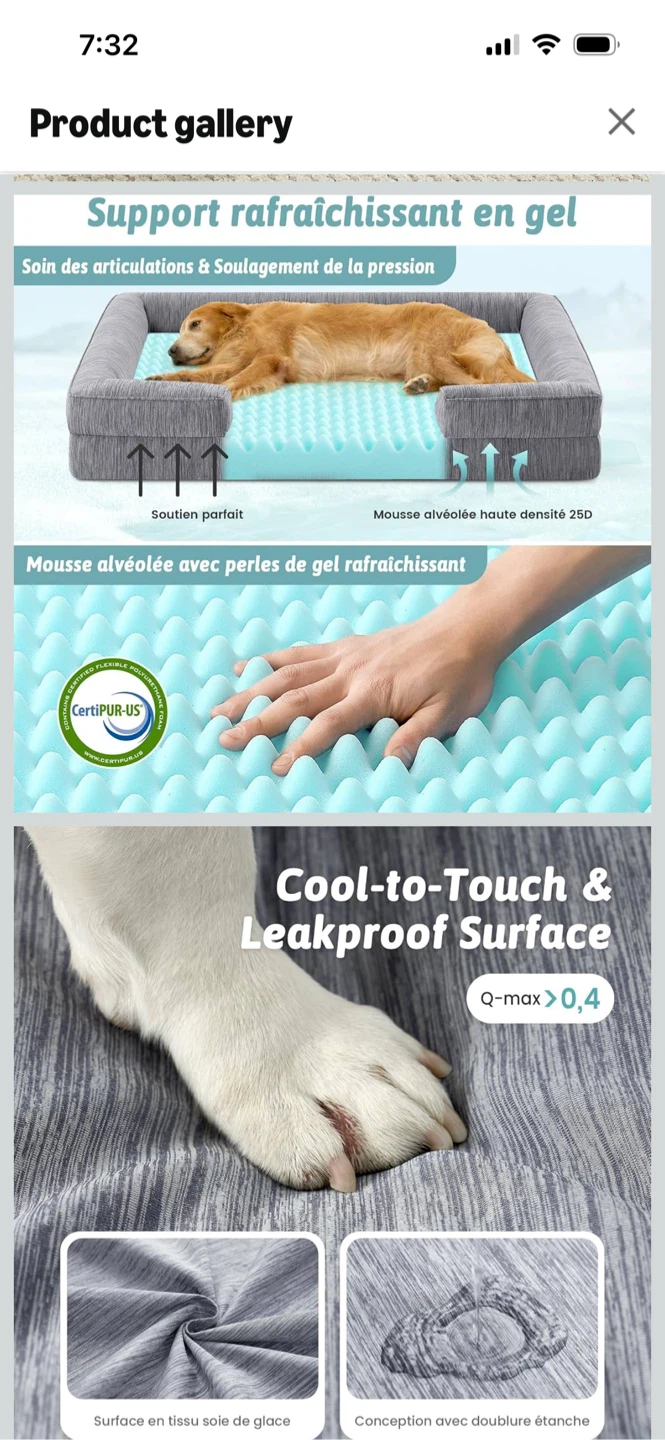 New -large size Cozy Kiss Bolster Dog Bed - photo 4