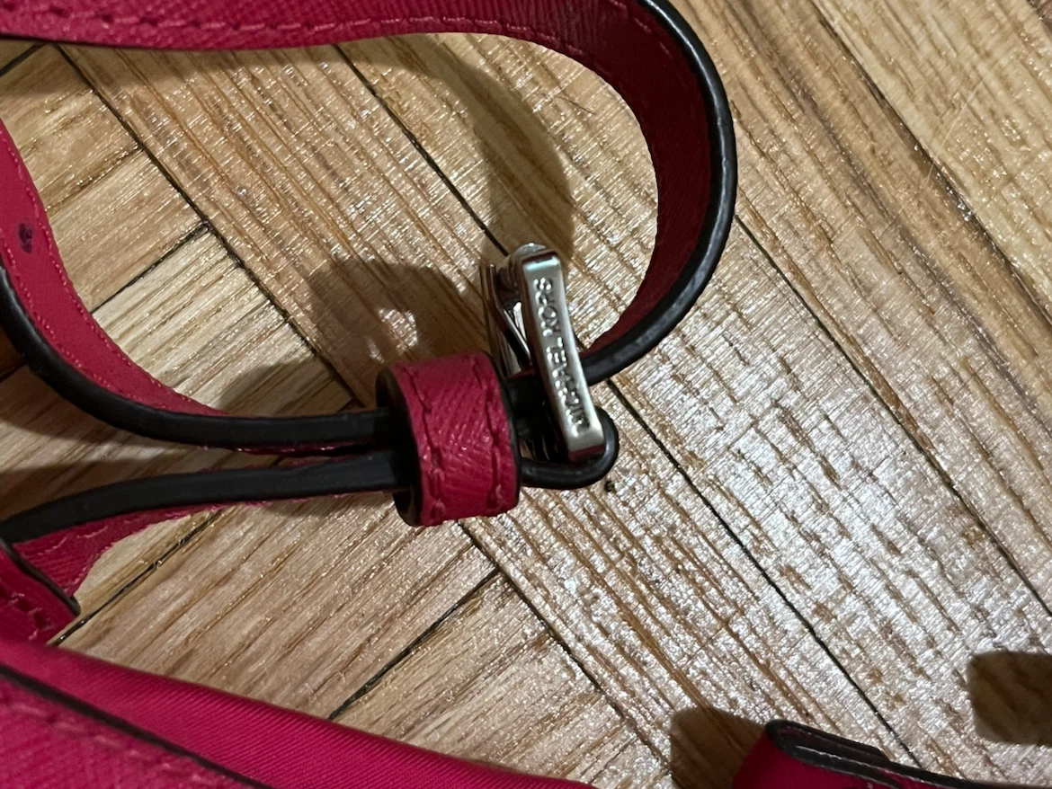 Michael Kors Barbie Fuchsia Pink Nylon Backpack Silver Hardware - photo 4