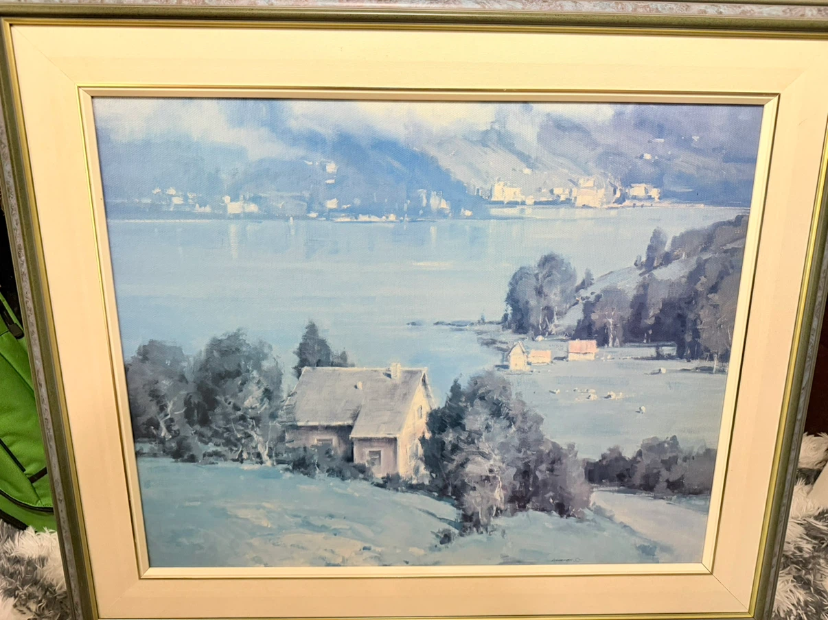 Landscape canvas framed - photo 2