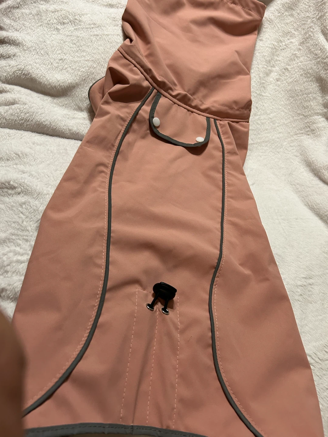 New-Pink Dog Raincoat Size Medium