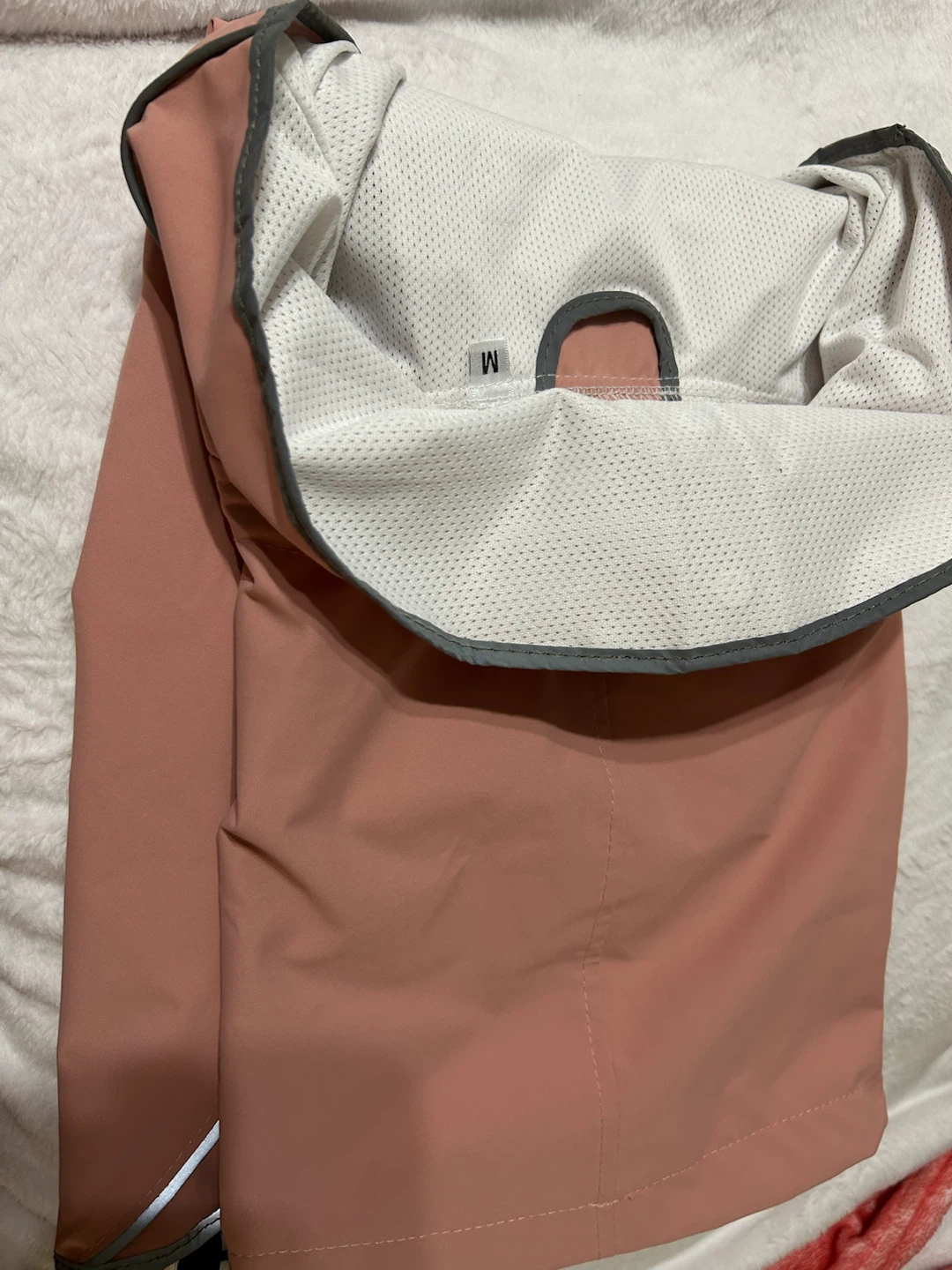 New-Pink Dog Raincoat Size Medium - photo 2