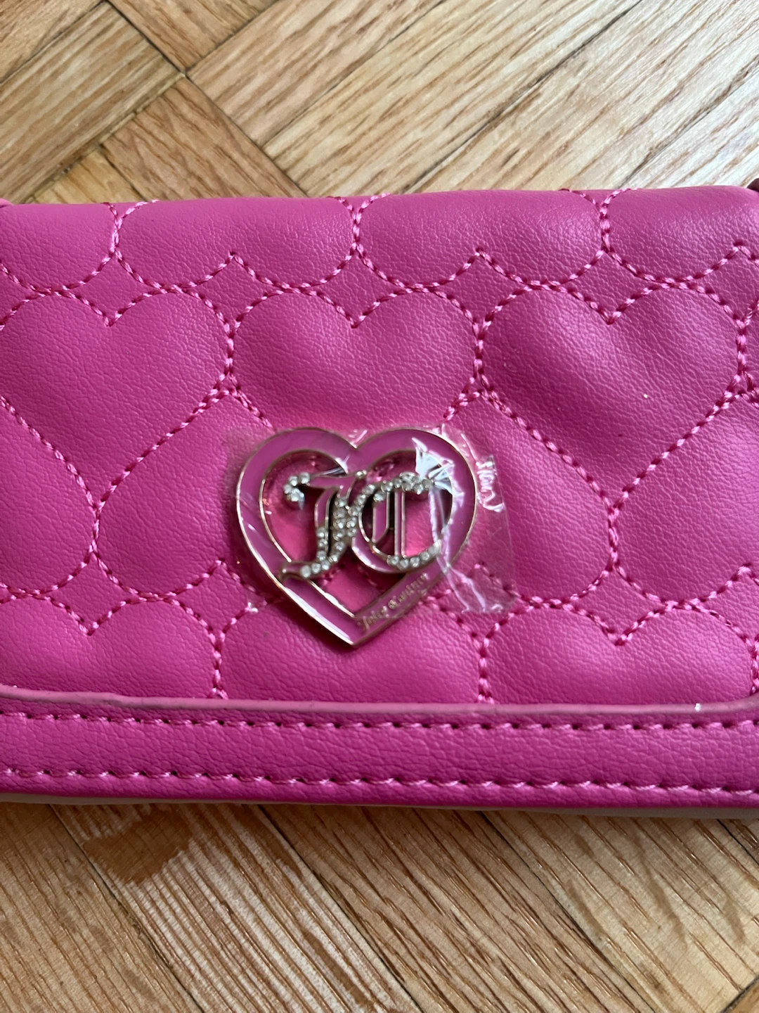 Juicy Couture Flawless Heart Quilted Bifold Wallet NWT - photo 5