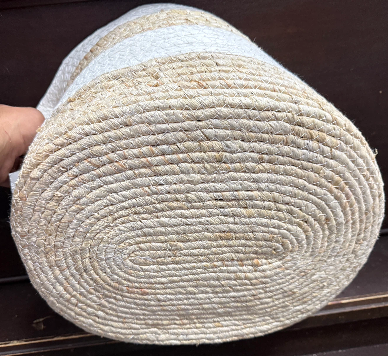 HomeSense Woven Storage Basket new - photo 2