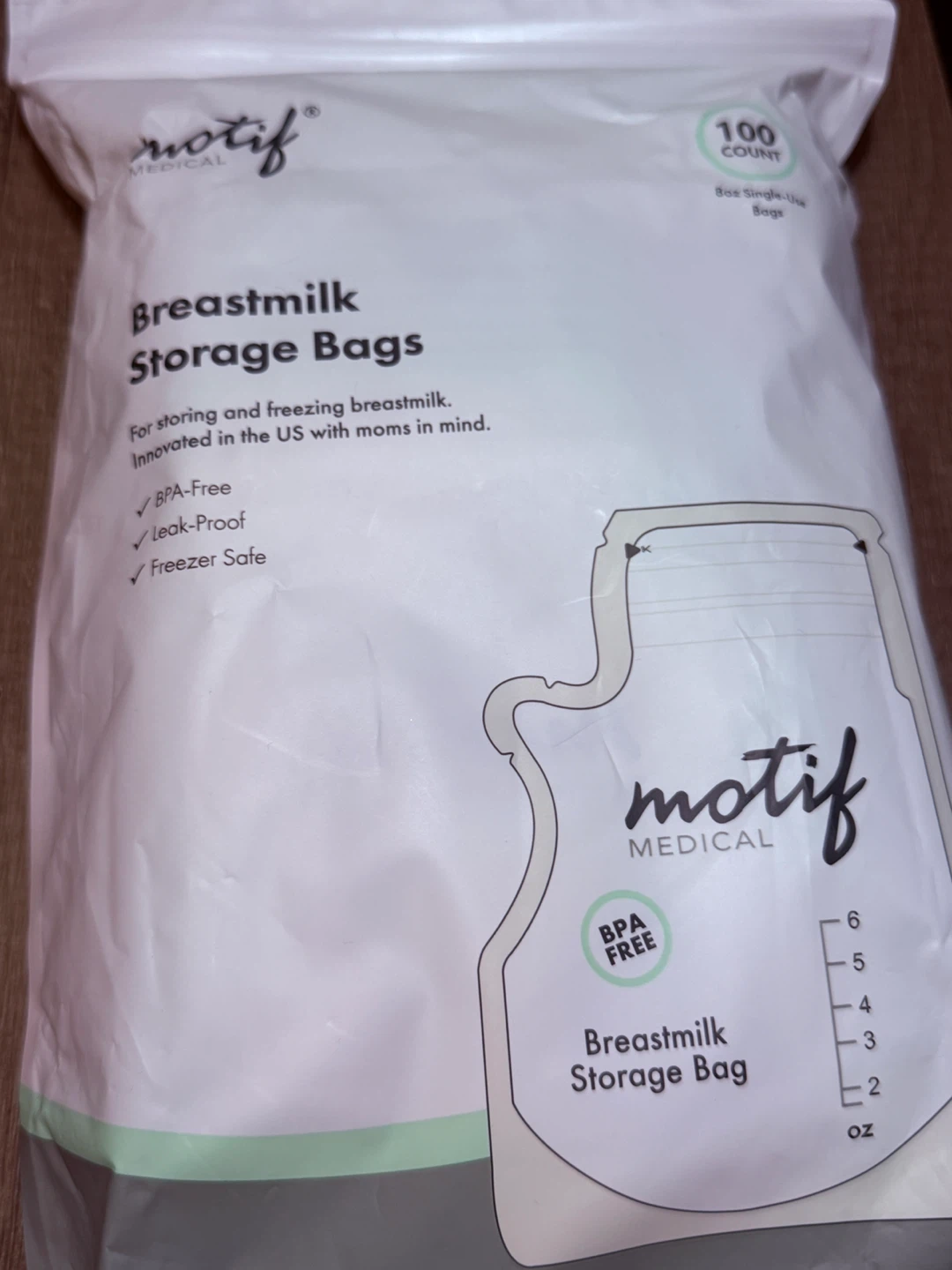 Motif Medical Breastmilk Storage Bags 100 Count - photo 3