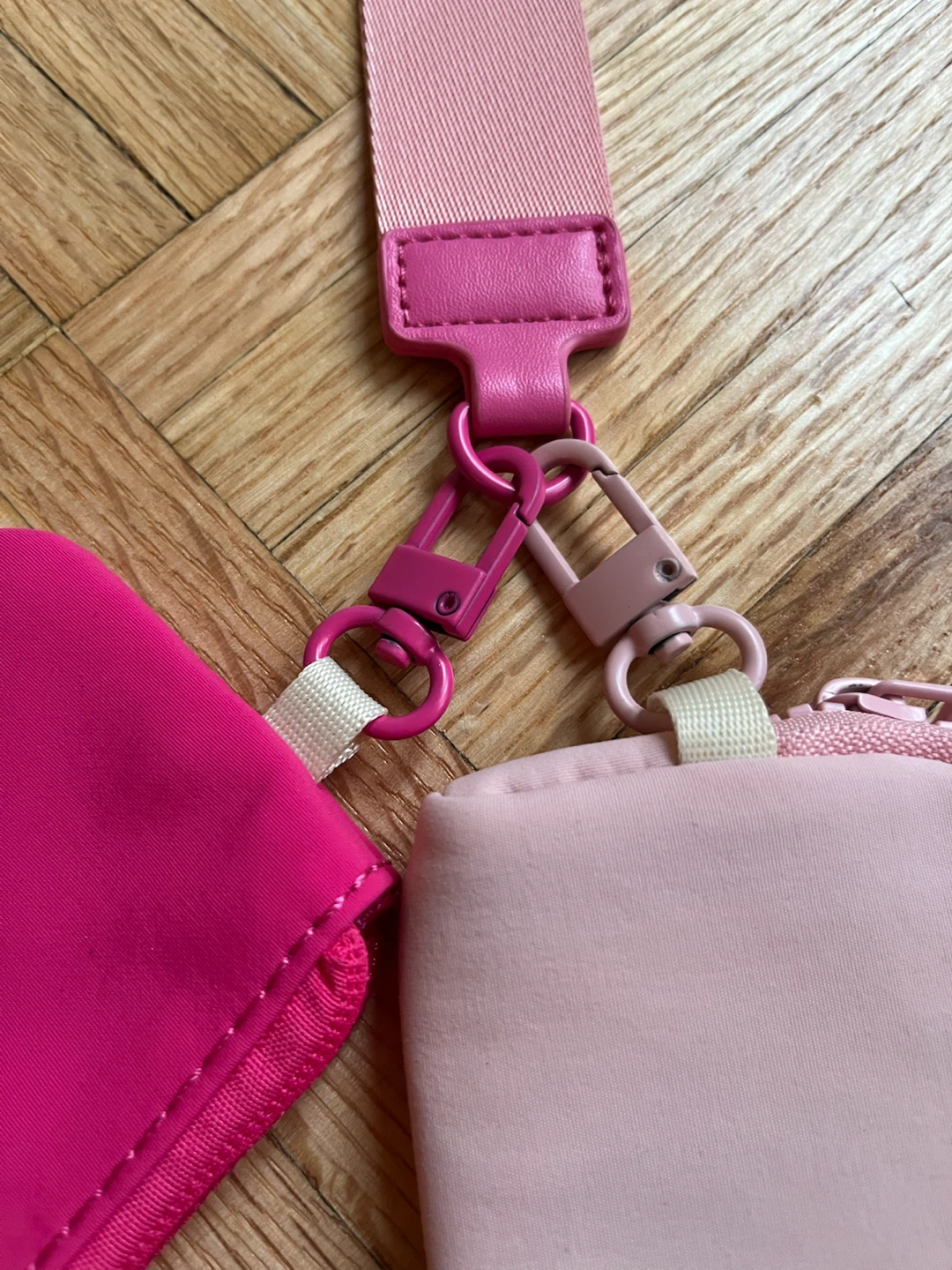 Pink 3-Piece Dual Pouch Wristlet Wallet Set – Brand New - photo 4