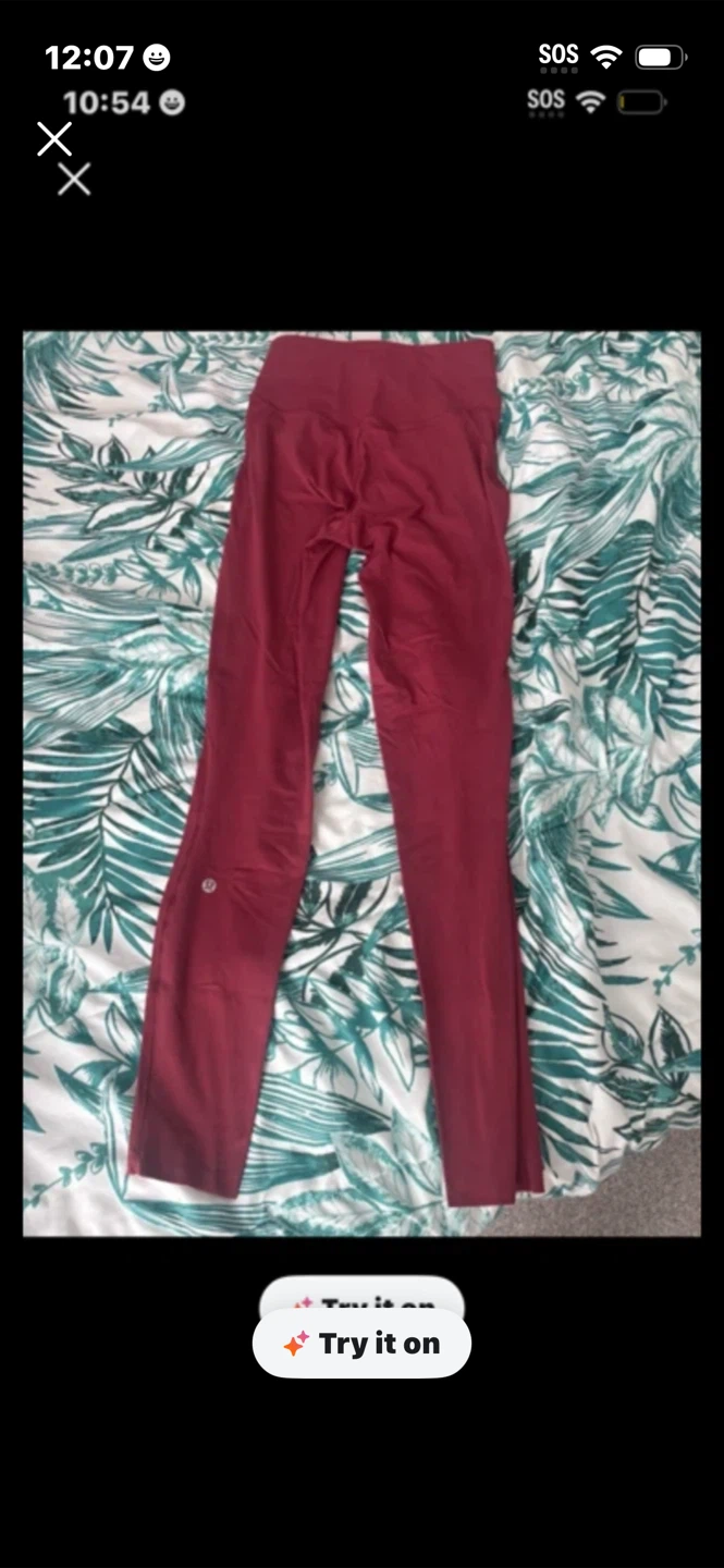 Lululemon Align High-Rise Leggings, Burgundy