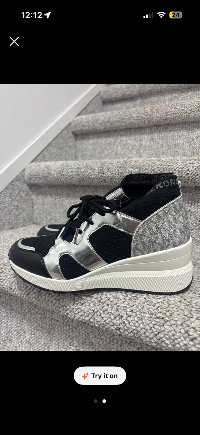 Michael Kors wedge sneakers brand new - photo 2