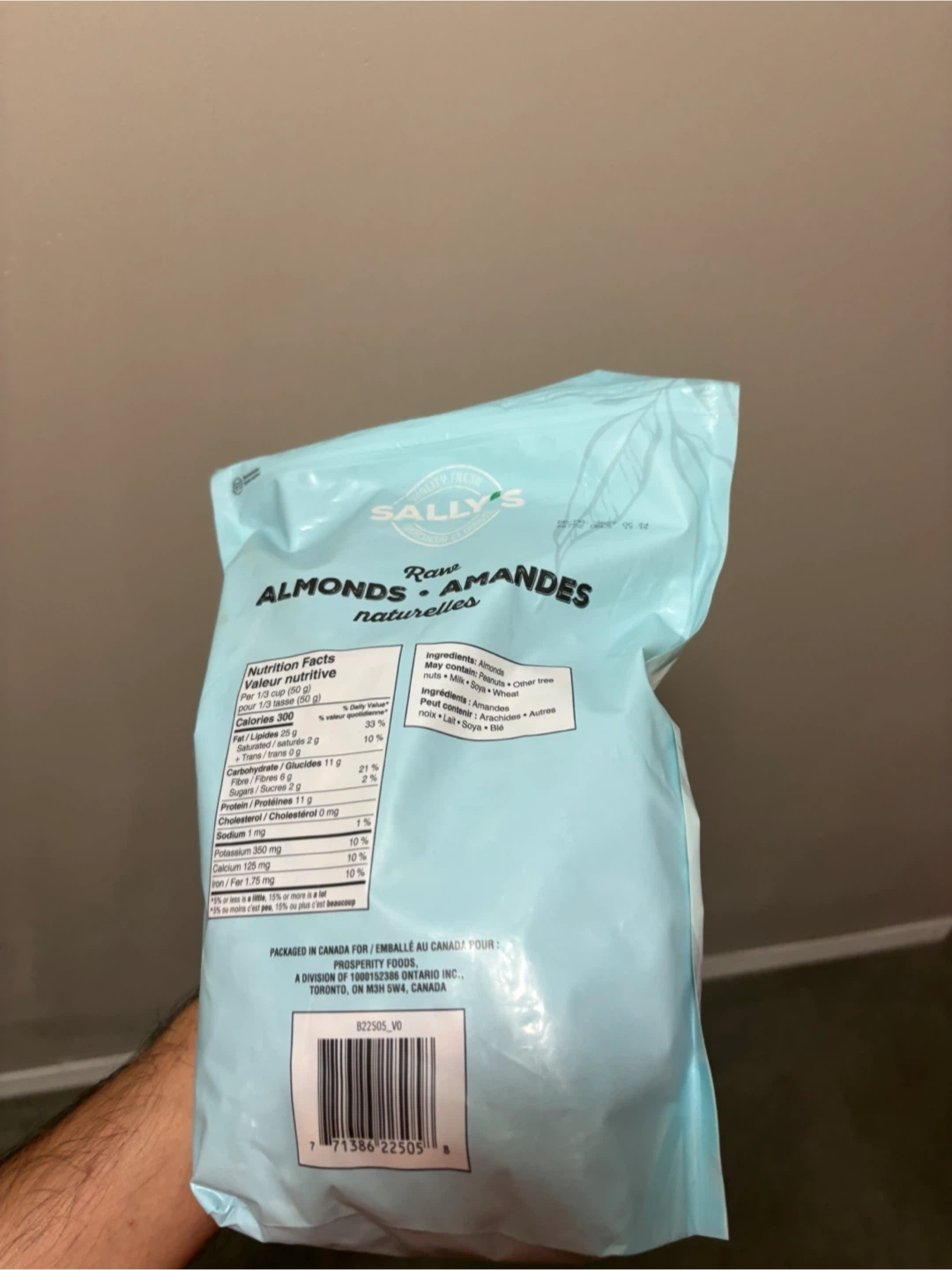 Sally's Raw Almonds 1kg - photo 2