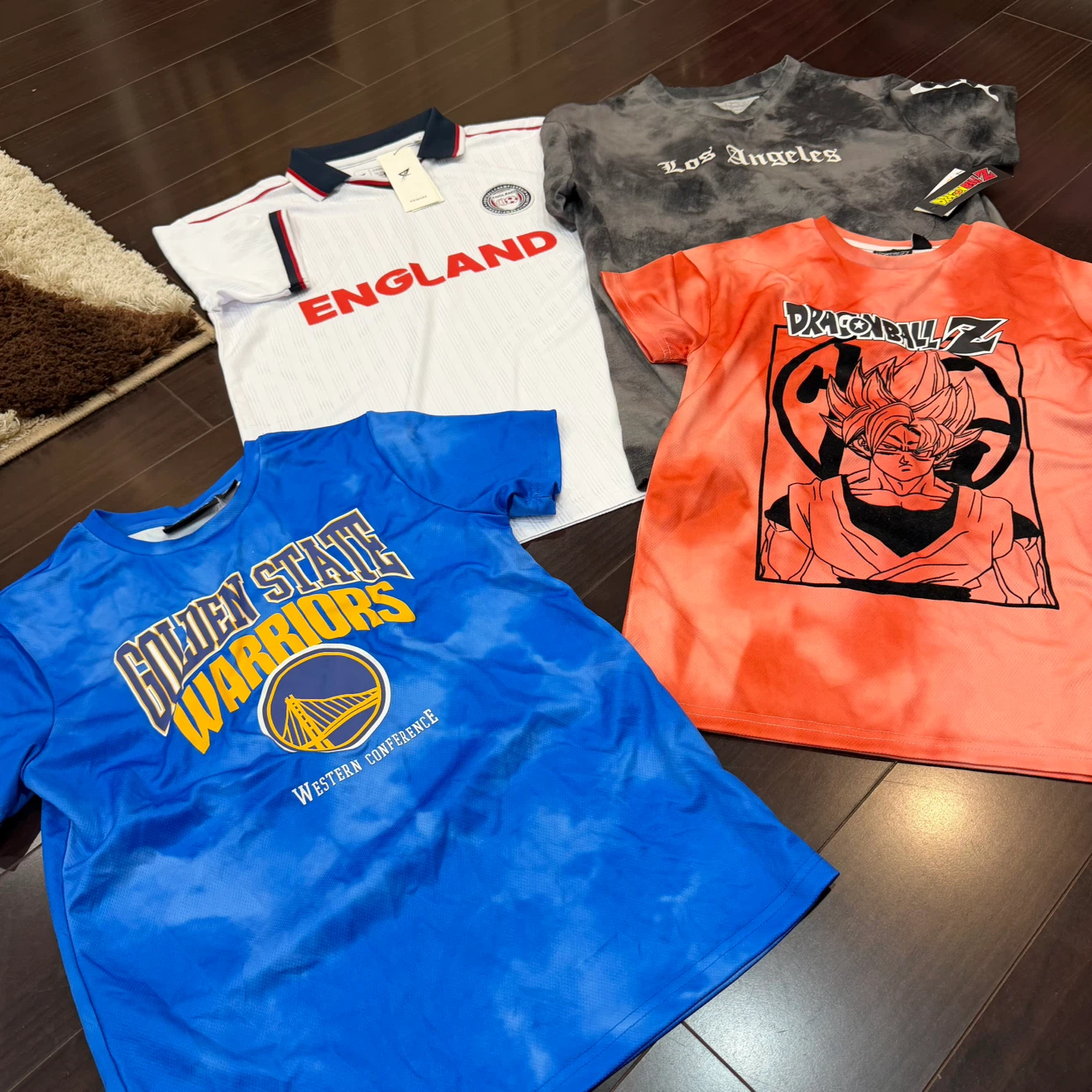 Four assorted graphic and sports t-shirts 8/11 years - photo 2