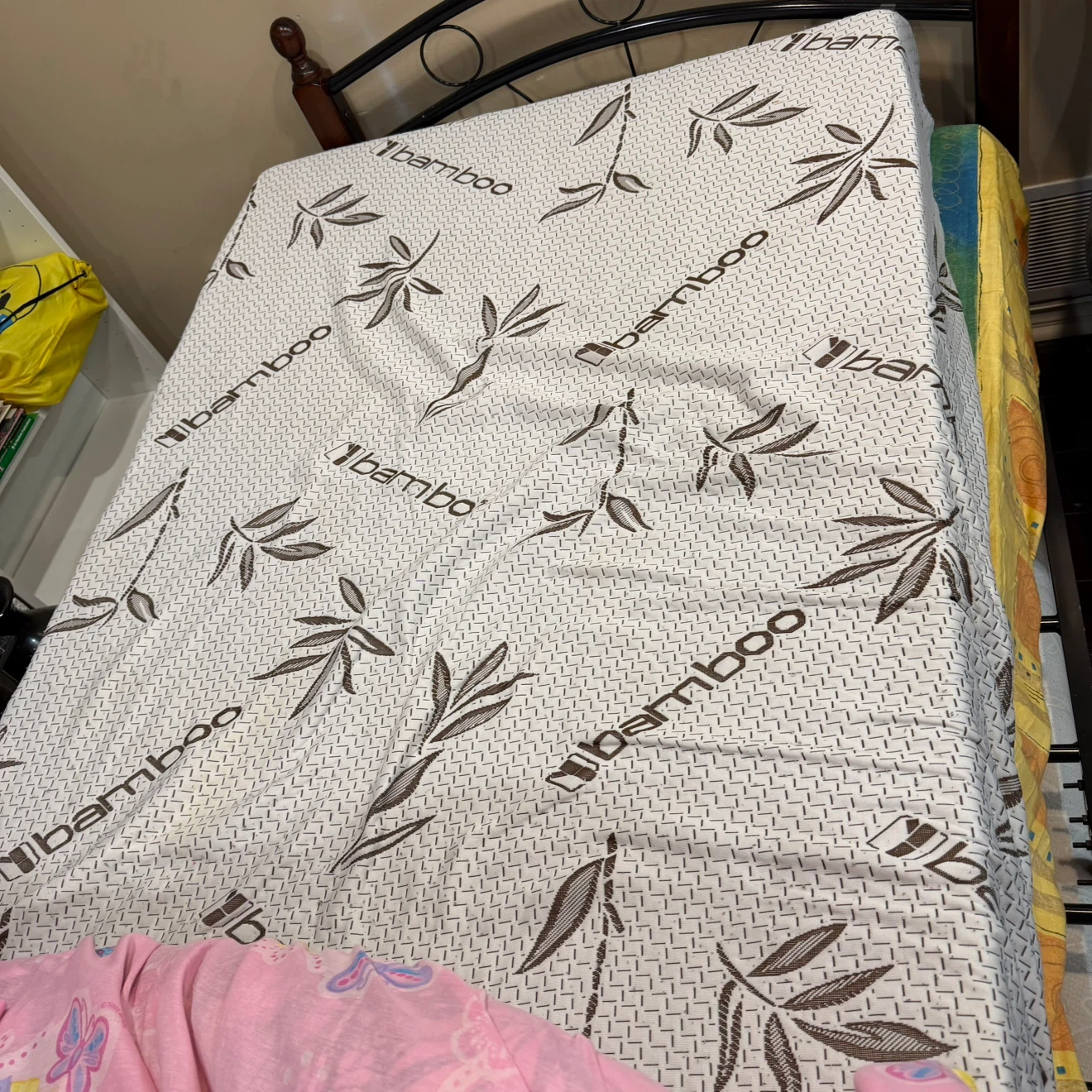 Bamboo Pattern Mattress Protector twin size - photo 2