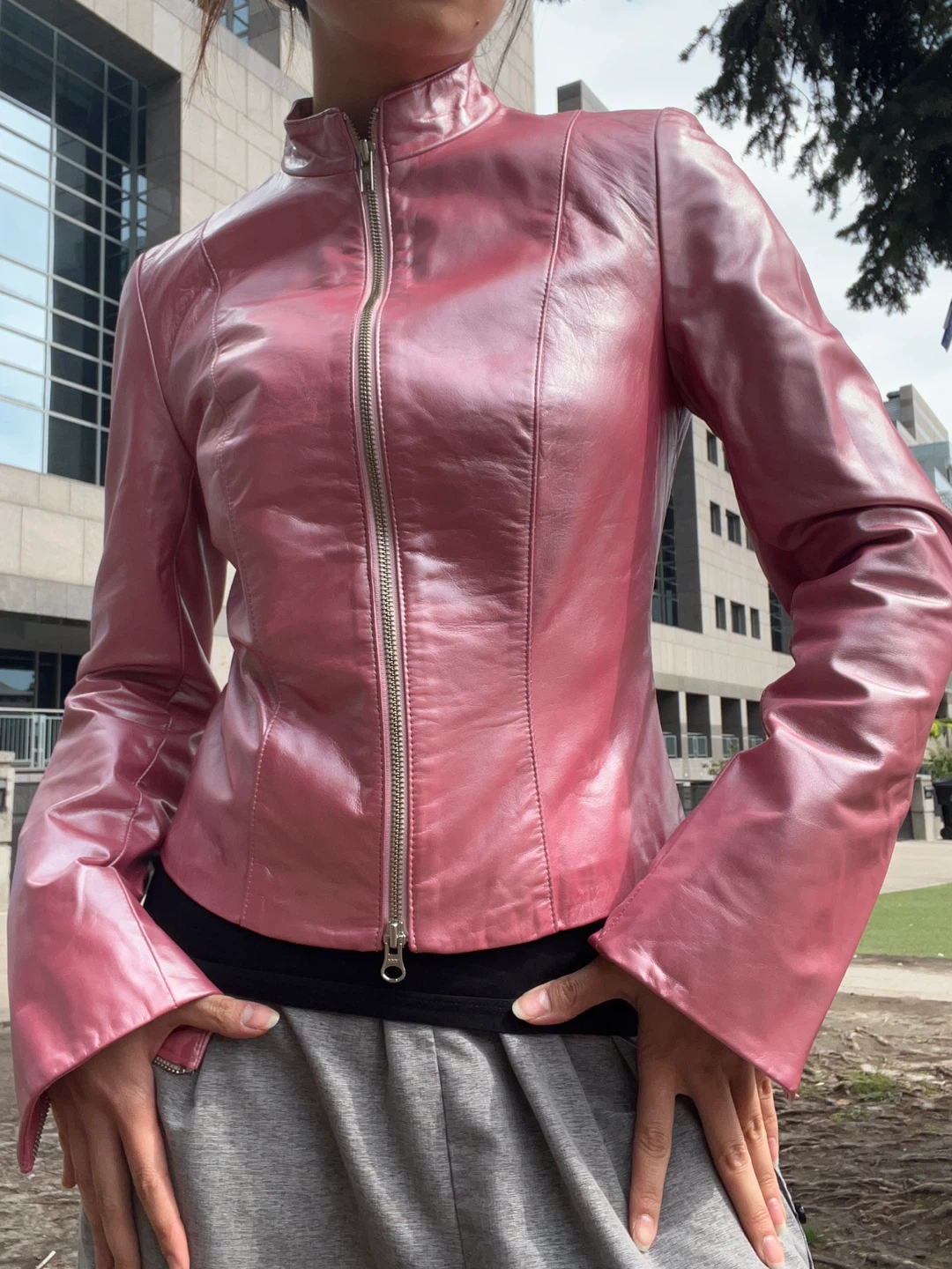 Vintage Danier Pink Leather Jacket - photo 3
